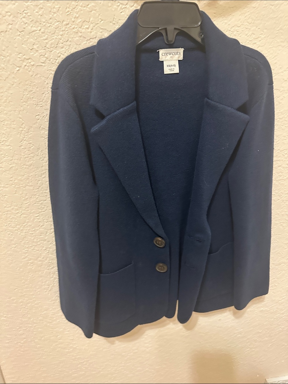 Crewcuts Dark Blue Knit Blazer